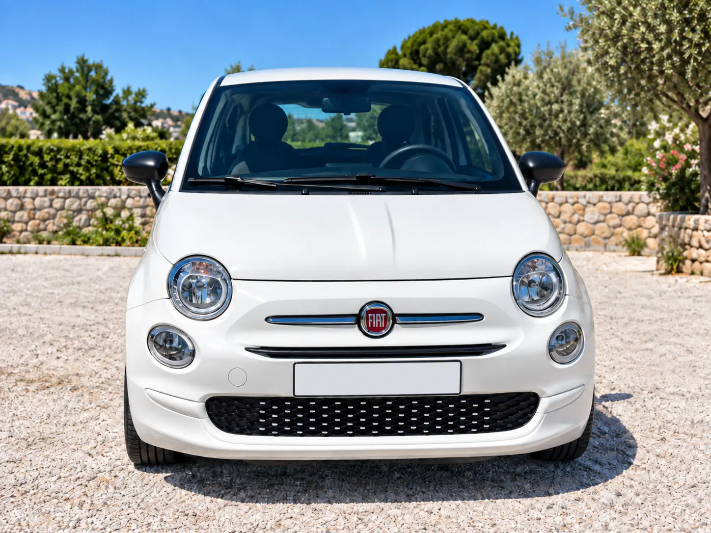 Fiat 500 front view